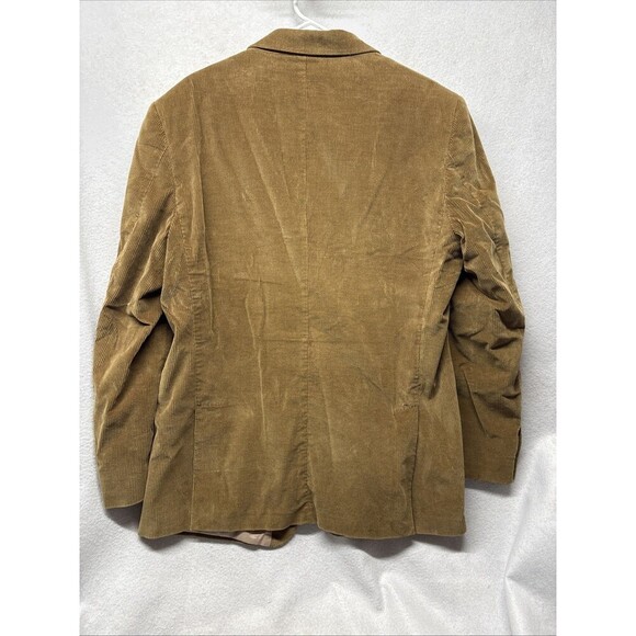 Banana Republic Blazer Mens 44R Tan Corduroy Cotton Sport Coat Jacket Classic - Picture 5 of 5